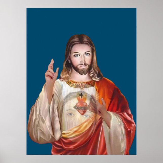To Jesus through Mary Poster (Front)