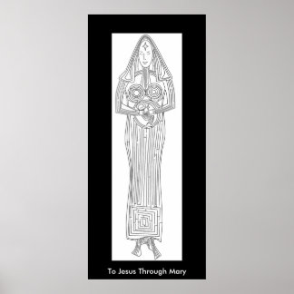 To Jesus Through Mary Poster