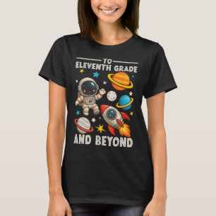 To Junior And Beyond Astronaut Funny Back To Schoo T-Shirt