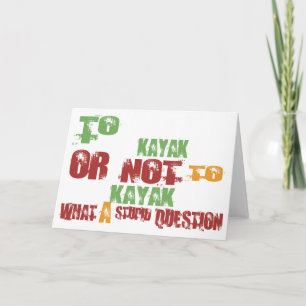 To Kayak Card