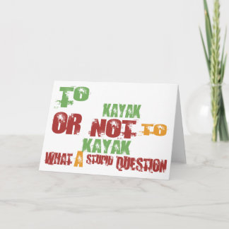To Kayak Card