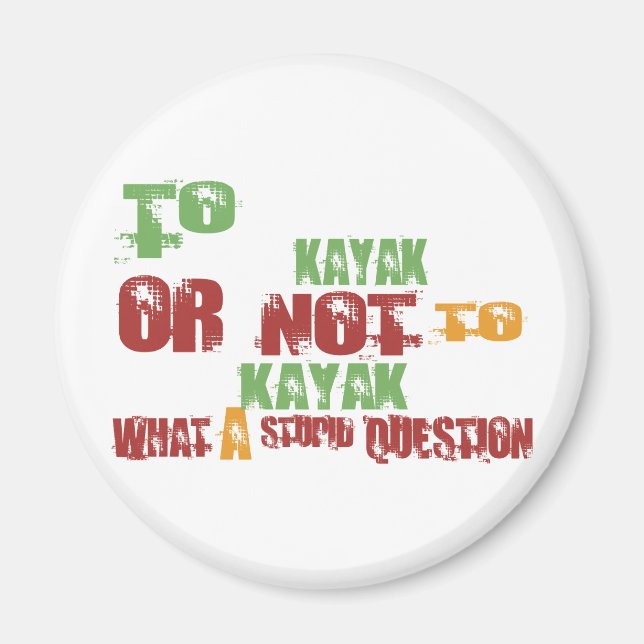 To Kayak Magnet (Front)