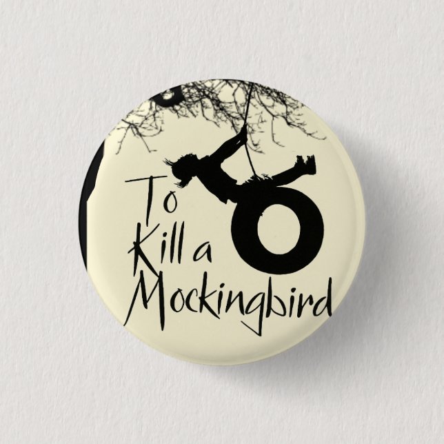 To Kill A Mockingbird Patch 3 Cm Round Badge (Front)