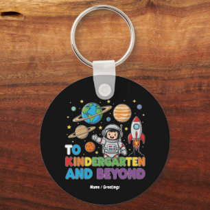To Kindergarten and Beyond Astronaut Funny Kids  Key Ring