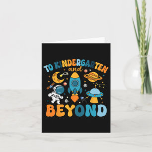 To Kindergarten And Beyond Back To School Teacher  Card