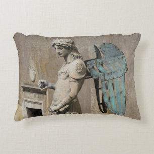 To kiss: picture of St Michael Decorative Cushion