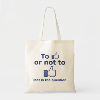 To Like or Not to Like Tote Bag