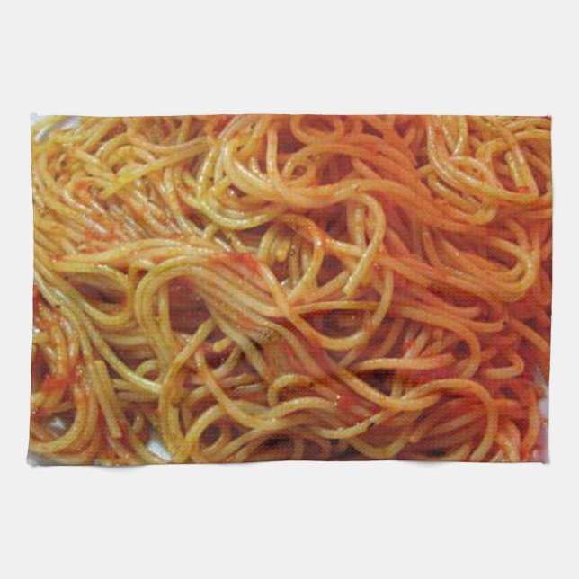 To Love Spaghetti Tea Towel (Horizontal)