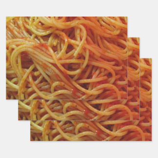 To Love Spaghetti Wrapping Paper Sheet