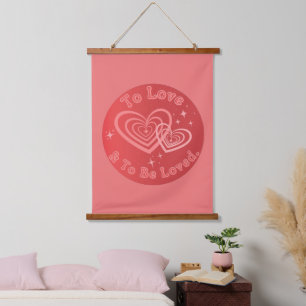 To Love & To Be Loved Manifest Aura  Hanging Tapestry