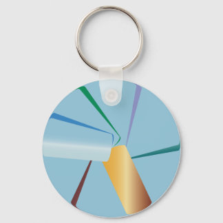 To make a circle key ring