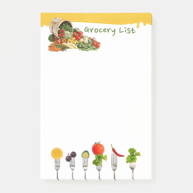 To Market I go (Large Sticky Note Pad) (Front)