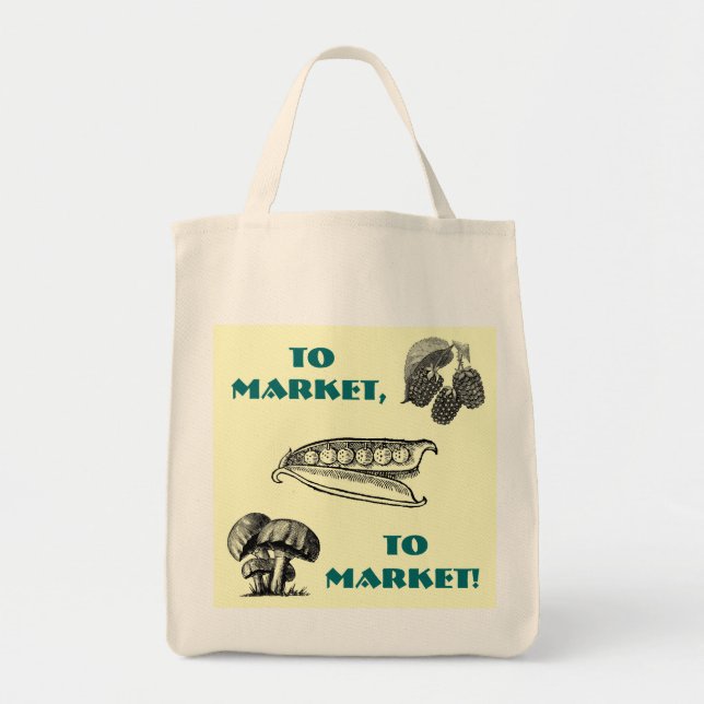 To Market Tote Bag (Front)
