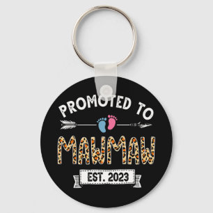 To Mawmaw Est 2023 Leopard Mother's Day Key Ring