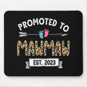 To Mawmaw Est 2023 Leopard Mother's Day  Mouse Mat