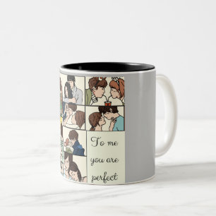 To Me You Are Perfect Two-Tone Coffee Mug