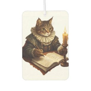 To Meow or Not To Meow � Literary Cat Lover Car Air Freshener