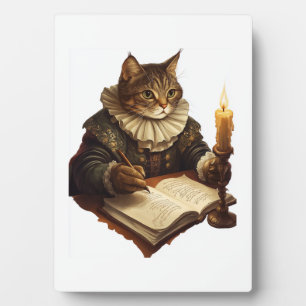 To Meow or Not To Meow � Literary Cat Lover Plaque