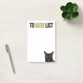 To MEW List Post-It Notes