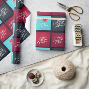 To Mom With Love Wrapping Paper