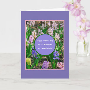  TO MOTHER OF MY GRANDCHILDREN/HAPPY MOTHER'S DAY CARD