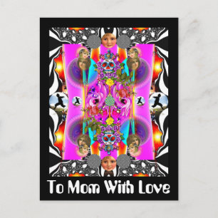 To Mum With Love Postcard