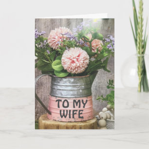 TO MY AMAZING **WIFE** BIRTHDAY CARD