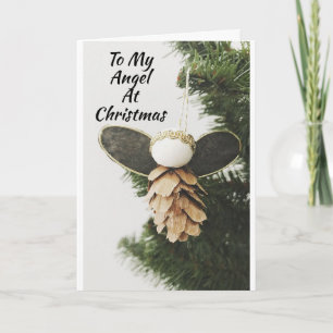 ***TO MY ANGEL AT CHRISTMAS*** CHRISTMAS LOVE HOLIDAY CARD