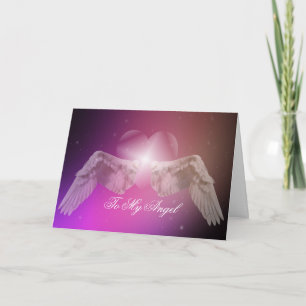 To My Angel Valentine Holiday Card