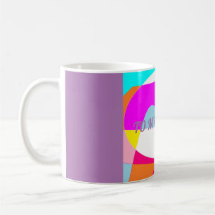 To my beloved message on a mug mixed colours