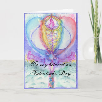 To my beloved on Valentine's Day Holiday Card