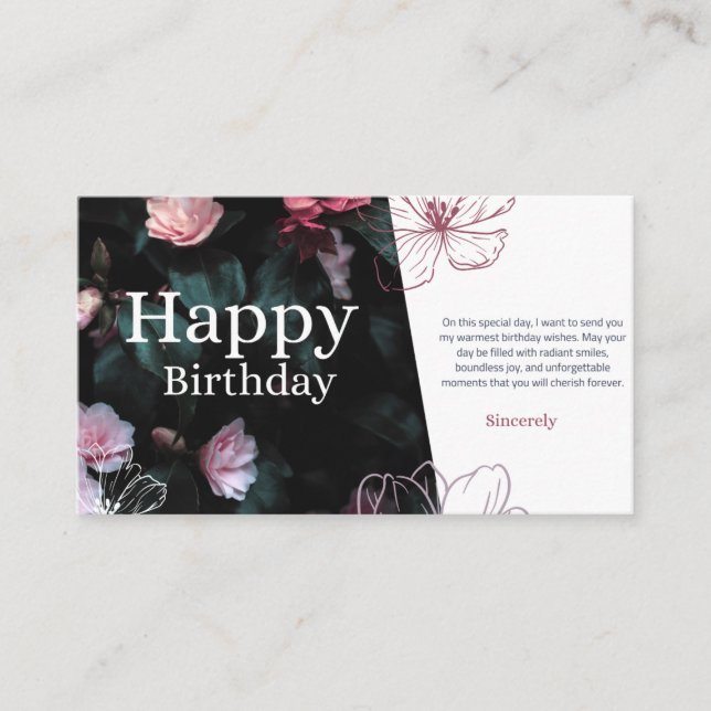 To My Beloved Wife on Your Special Day Enclosure Card (Front)