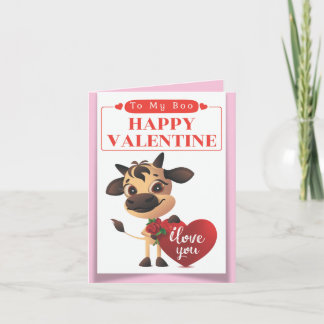 To My Boo, HAPPY VALENTINE | Greeting Card