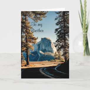 To my Brother For his Birthday Greeting Card