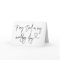 To My Dad on my Wedding Day Card