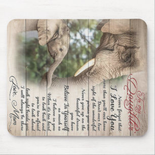 TO MY DAUGHTER Best Family Present Mouse Mat