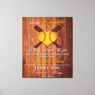 To My Daughter Best Gift For Your Daughter Canvas Print