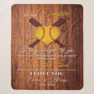To My Daughter Best Gift For Your Daughter Sherpa Blanket