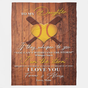 To My Daughter   Cute To My Daughter Gift Fleece Blanket