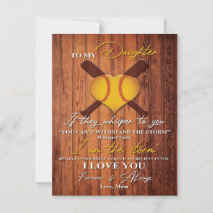 To My Daughter   Cute To My Daughter Gift Invitation