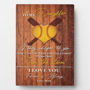 To My Daughter Cute To My Daughter Gift Plaque