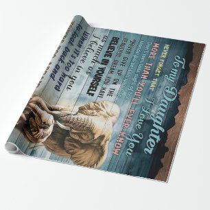 To My Daughter Funny Gift Family Present Wrapping Paper