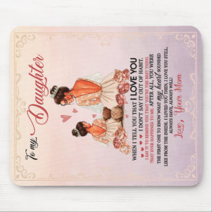 To My Daughter Gift, Daughter And Mum, Love Letter Mouse Mat