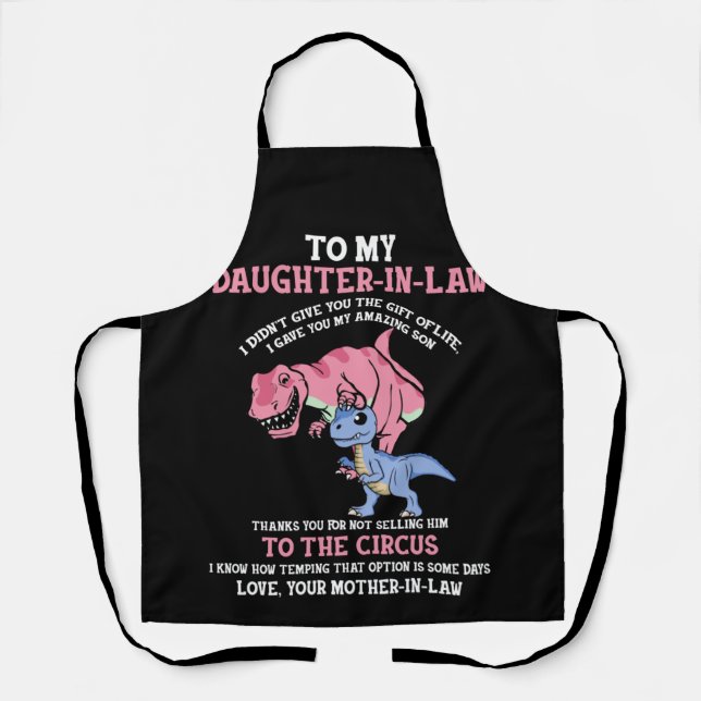 To My Daughter-in-law Apron (Front)