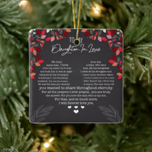 To my daughter in law Ornament