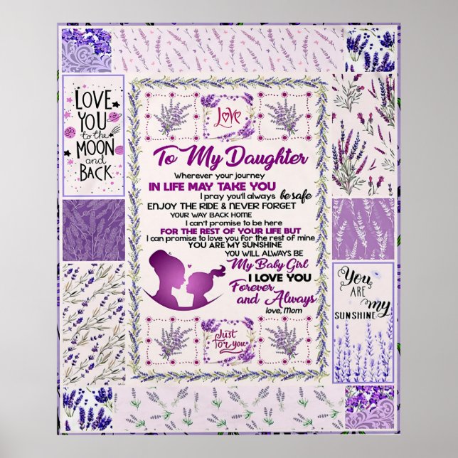 To my daughter, my baby girl i love you forever  poster (Front)