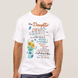 To my daughter never shirt