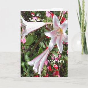 To My Daughter on Mother's Day Card