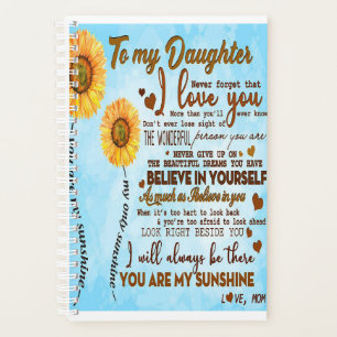 To my daughter Special letter to my daughter Planner