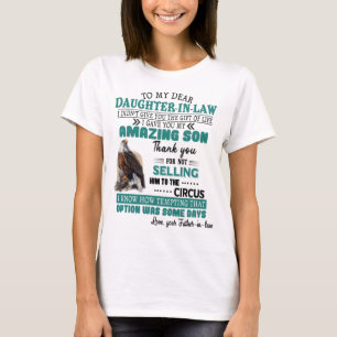 To my dear daughter in law shirt